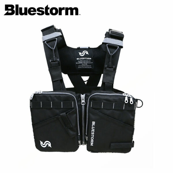 BLUESTORM ブルーストーム 膨脹式ライフジャケット BSJ-LR02 Black 小型船舶用救命浮輪 高階救命器具 BLUBSJLR02BLK