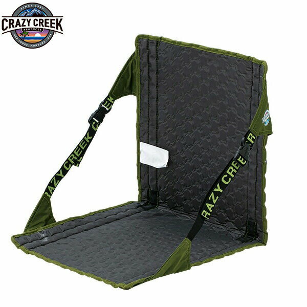 クレイジークリーク CRAZY CREEK HEX2.0 オリジナルチェア オリーブ/スレート 椅子 マット 折りたたみ式 角度調整 キャンプ アウトドア 軽量 Z-CRC12590011018000