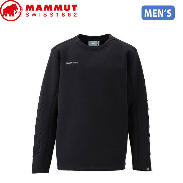 マムート メンズ スウェット 1014-04970 MAMMUT Dyno 2.0 ML Crew Neck AF Men black MAM1014049700001