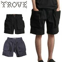 送料無料 TROVE トローヴ メンズ ショートパンツ 短パン おしゃれ キャンプショーツ アウトドア TROVE x 岡部文彦 BIG POCKET SHORTS ( BASIC SILHOUETTE DENIM ) V65PAN00 TROV65PAN00