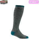 ダーンタフ レディース 1954 マウンテニアリングオーバーカフ ヘビーウェイト フルクッション ミッドナイト 靴下 ソックス DARN TOUGH DTV D...