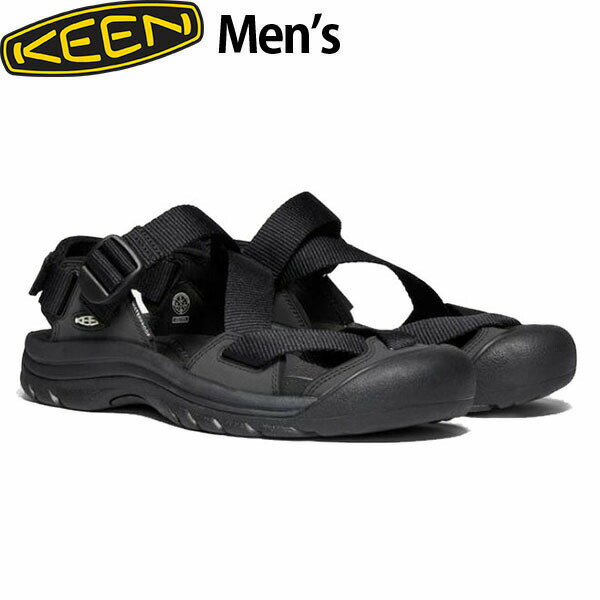 キーン サンダル メンズ ゼラポート ツー KEEN MEN ZERRAPORT II BLACK×BLACK KEE1022418