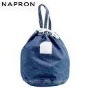 ナプロン NAPRON バッグ 鞄 巾着 BLEACHED DENIM PATIENTS BAG Sサイズ NPE01-7307S インディゴ INDIGO Z-NPE017307SIN