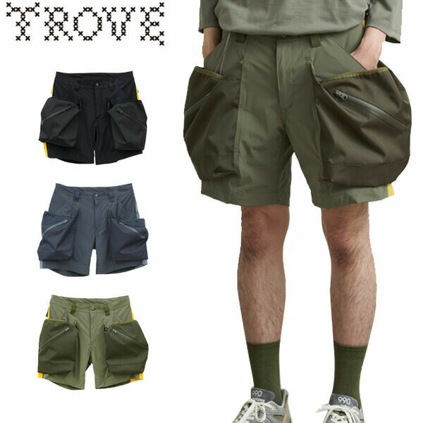 TROVE x 岡部文彦 BIG POCKET SHORTS Ver:12 ( TYPE ACTIVE ) トローヴ ショートパンツ ビックポケットショーツ 短パン おしゃれ メンズ コラボ 67PAN00A TRO67PAN00A