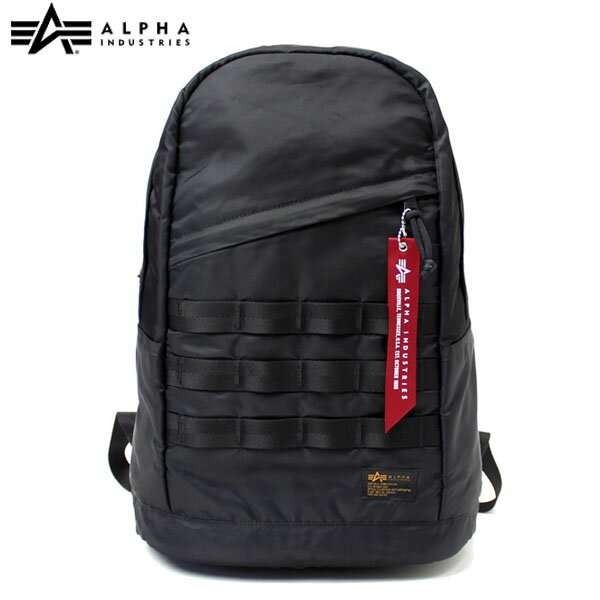 アルファインダストリーズ リュック メンズ アルファインダストリーズ ALPHA INDUSTRIES TZ1080 MOLLE DAYPACK 17L ブラック リュックサック デイパック レディース メンズ 通学 旅行 ALP6600610