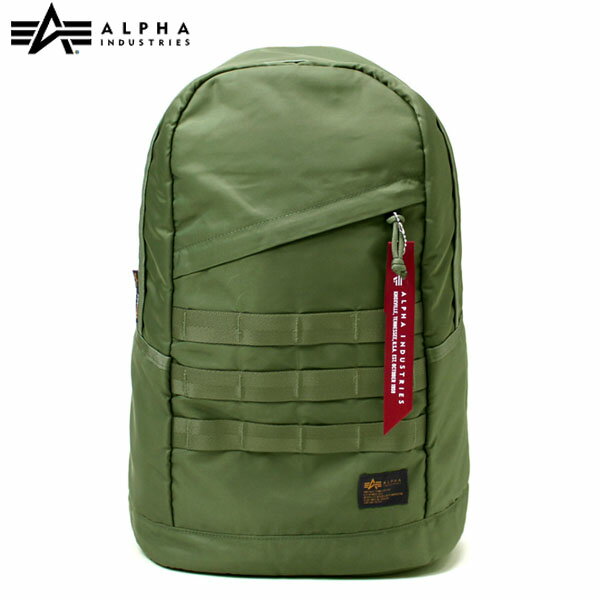 アルファインダストリーズ リュック メンズ アルファインダストリーズ ALPHA INDUSTRIES TZ1080 MOLLE DAYPACK 17L グリーン リュックサック デイパック レディース メンズ 通学 旅行 ALP6600650