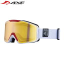 AXE アックス ゴーグル マットホワイト AX900WCM スキー スノーボード AXEAX900WCMWT(4)