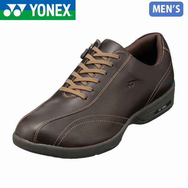 ヨネックス YONEX メンズ パワークッションM30S2 ダークブラウン ウォーキングシューズ スニーカー 軽量 衝撃吸収 滑りにくい 雪 撥水 YONSHWM30S2040