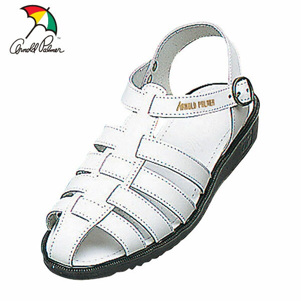 アーノルドパーマー メンズバックバンドサンダル ホワイト AP6611 カジュアル シューズ Arnold Palmer ANPAP66112