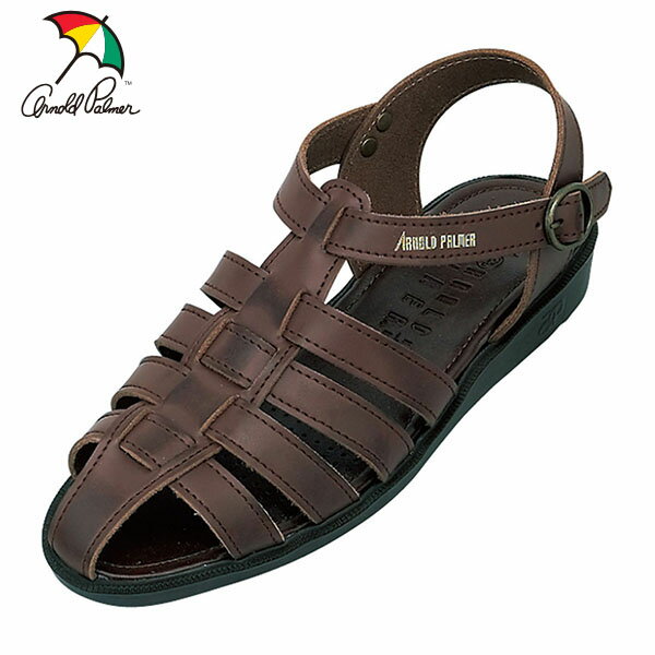 アーノルドパーマー メンズバックバンドサンダル D.ブラウン AP6611 カジュアル シューズ Arnold Palmer ANPAP6611208
