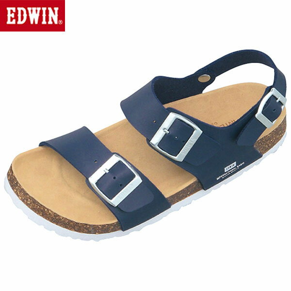 エドウィン EDWIN サンダル メンズ フットベット ネイビー EB1002 カジュアル シューズ EDWEB1002505