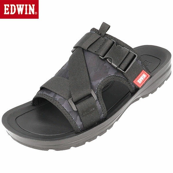 エドウィン EDWIN サンダル メンズ スポーツサンダル ブラックカモ EW5111 カジュアル シューズ EDWEW5111962