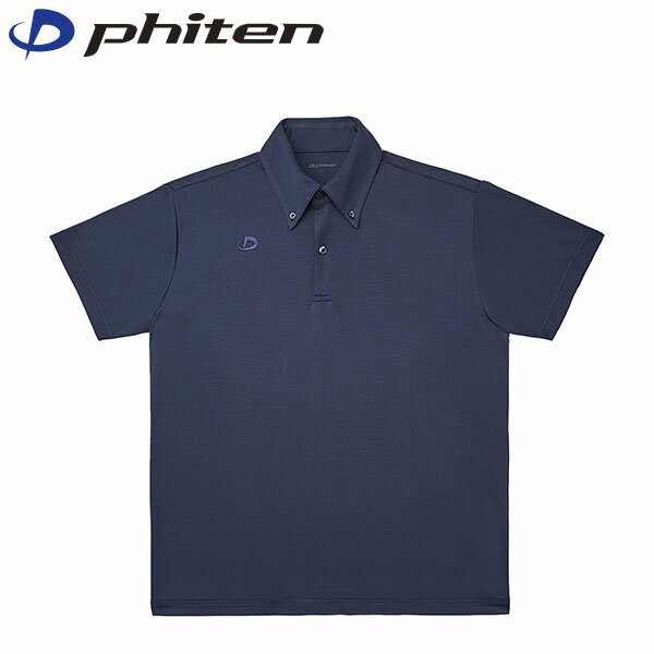 ファイテン Phiten メンズ ポロシャツ ネイビー 3XO メッシュ素材 シンプル 吸汗速乾 メタックス PHIJG678209