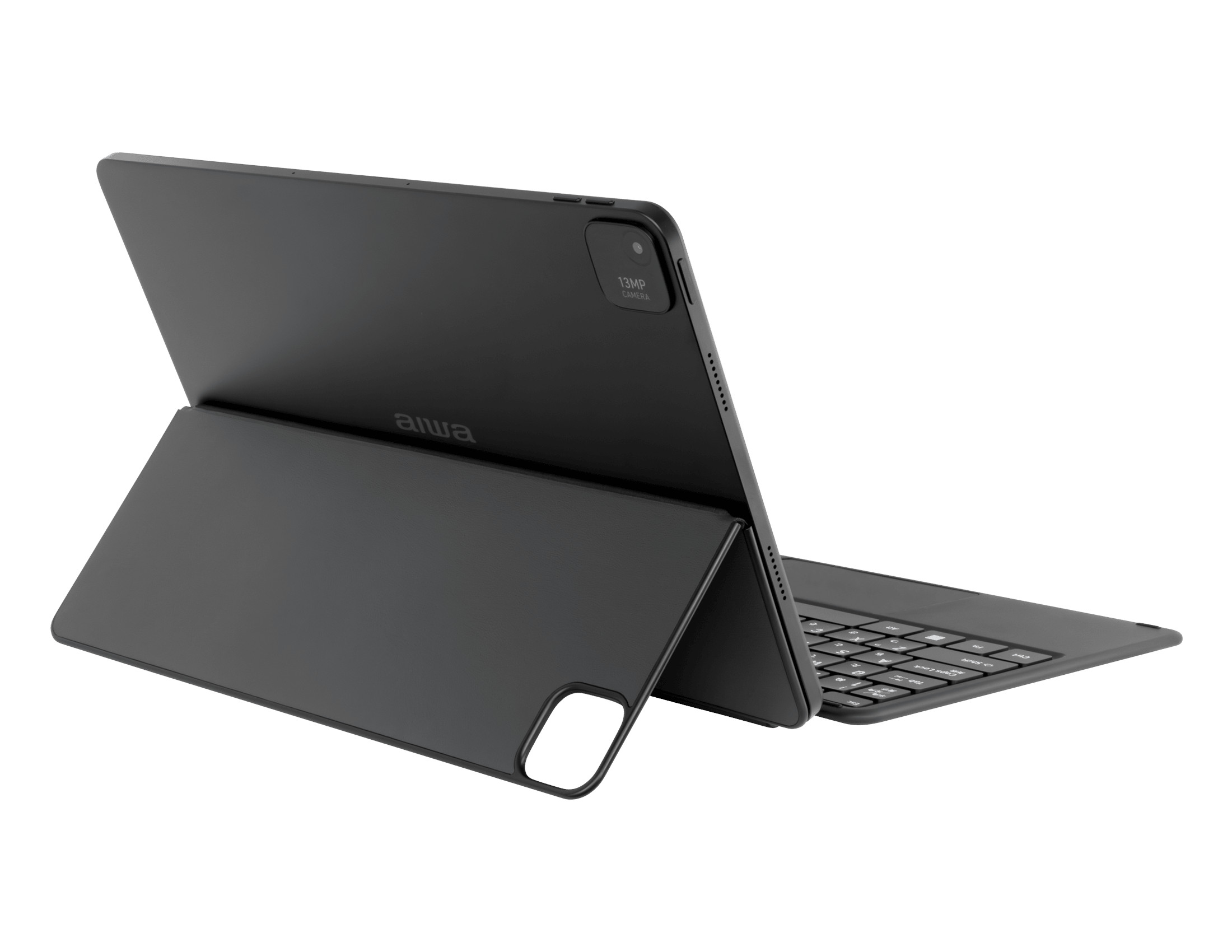 JA4-TBW1201-P 中古 aiwa アイワ タブレット Windowsタブレット Wi-Fiモデル 黒 12インチ 4コア クアッドコア 128GB 有機ELディスプレイ 無線LAN 802.11 ax対応 薄型 PD充電 キーボード付 カバー付 スタンド付 AFカメラ Windows11 Pro 64bit