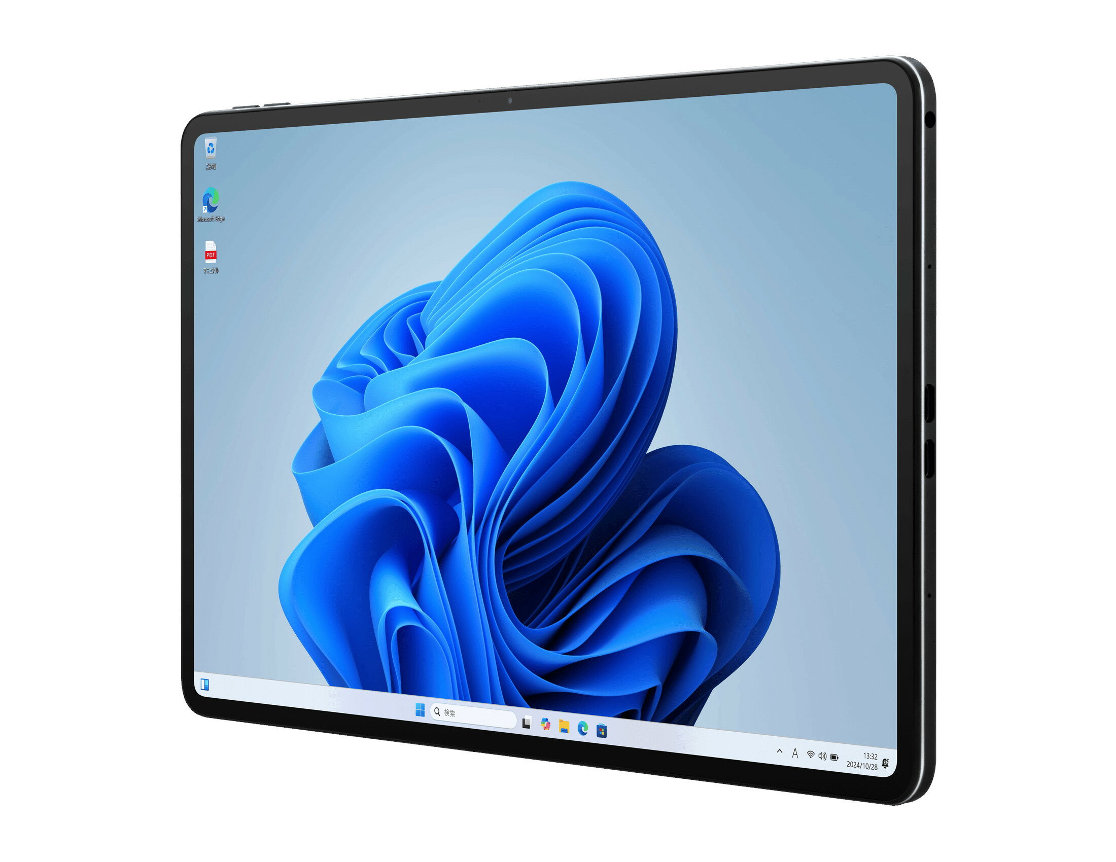 JA4-TBW1201-P 中古 aiwa アイワ タブレット Windowsタブレット Wi-Fiモデル 黒 12インチ 4コア クアッドコア 128GB 有機ELディスプレイ 無線LAN 802.11 ax対応 薄型 PD充電 キーボード付 カバー付 スタンド付 AFカメラ Windows11 Pro 64bit