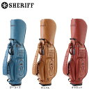 【送料無料】【クラシックシリーズ】【2025年モデル】SHERIFF シェリフ 数量限定モデル キャディバッグ SFC-018 CB