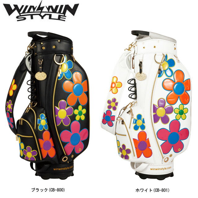 WINWIN STYLE ウィンウィン スタイル COLORFUL DAISY CART BAG GOLD Version (カラフルデイジー) キャディバッグ