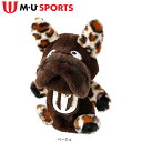 【7/19-7/26限定●全品ポイント10倍(エントリー要)】【送料無料】 MU SPORTS 兎毛ふわふわ Umo ヒョウ柄 ドライバー用ヘッドカバー 703Q6570