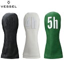 【送料無料　メール便】VESSEL ベゼル LEATHER HEAD COVER -NUMBER 天然皮革 ユーティリティ用 ヘッドカバー HC1122