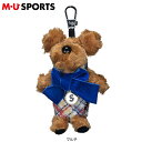 【送料無料 メール便】 MU SPORTS バイアスチェック柄Shushu ボールホルダー 703J6904