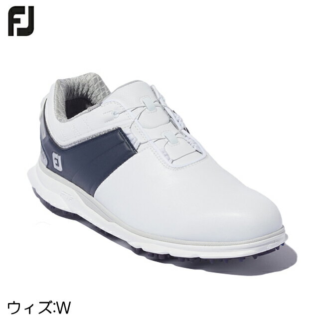 【送料無料】 FOOTJOY フットジョイ PRO/SL CARBON BOA プロ エスエル カーボン ボア ホワイト/ネイビー 【53090】【ウィズ:W】メンズ ゴルフシューズ