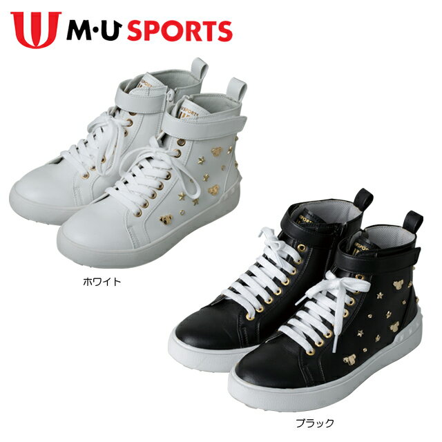 【送料無料】 MU SPORTS レディース スパイクレス ゴルフシューズ 703D6600