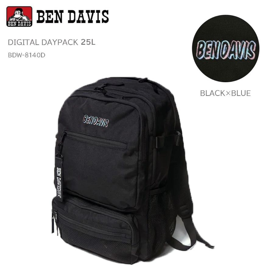 ベンデイビス リュック 【SALE 20%OFF】BEN DAVIS DIGITAL DAYPACK ベン デイビス デイパック BDW-8140D 25L B4 PCスリーブ オーガナーザー 通学 スクール 通勤 レディース スクール 送料無料