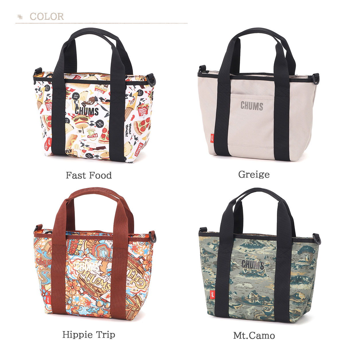 CHUMS チャムス CH60-3922 Recycle CHUMS Mini Tote Bag リサイクルチャムスミニト...