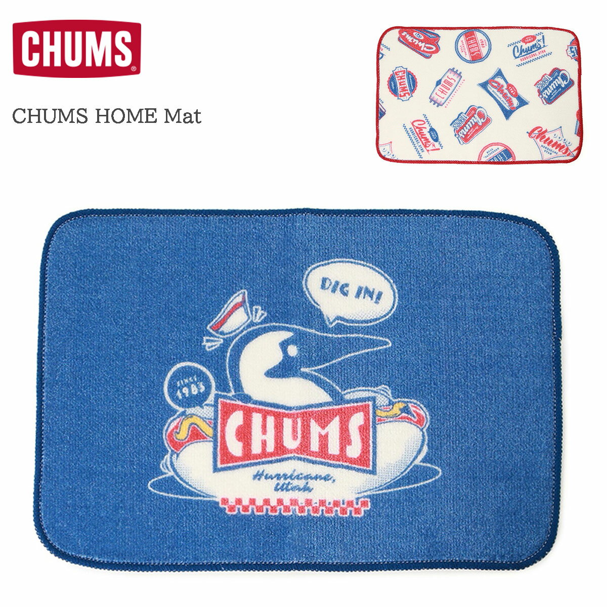 CHUMS チャムス CH62-2188 HOME Mat ホームマット アメリカンダイナー インテリア ...