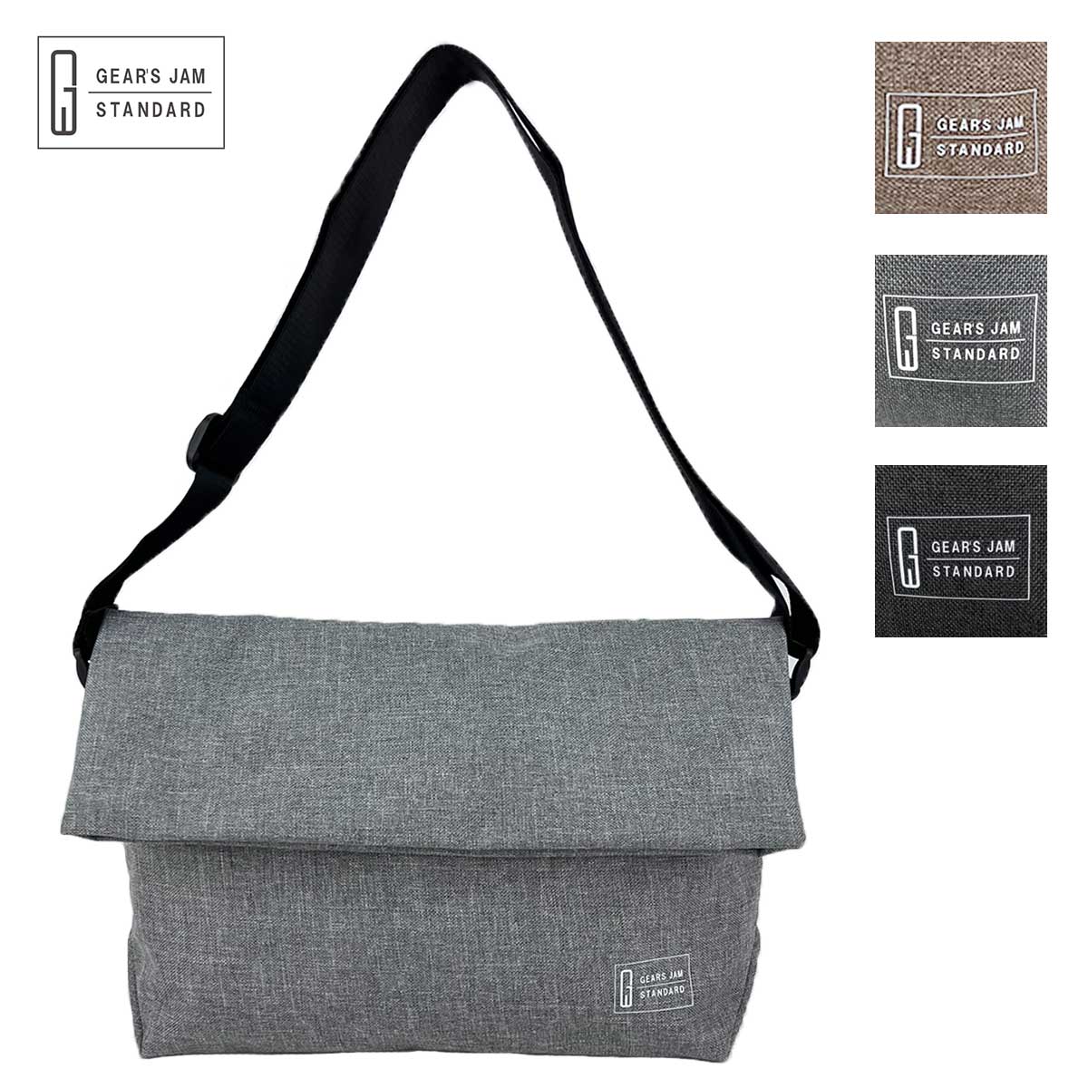 【GEAR'S JAM STANDARD】ギアーズジャム GJ701 口折れショルダー カジュアル ユニセックス 斜め掛け オ..