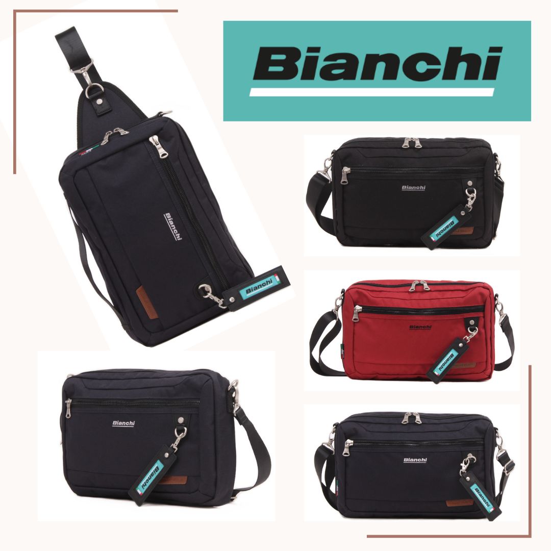 ビアンキ バッグ メンズ 【SALE 50%OFF】 BIANCHI LBRY03 2way ビアンキ ショルダーバック ボディバッグ 斜め掛け Bianchi ブランド メンズ レディース 男女兼用 斜めがけバッグ 普段使い デイリー トラベル 旅行 大人 Bianchi LBRY-03 SALE PRICEDOWN OFF PRICE