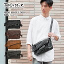 トリックスター TRICKSTER トリックスター tr65 Brave Collection MARTIN(マーティン) ミニショルダー バッグ 口折れ 斜めがけ メンズ タブレット収納可 送料無料