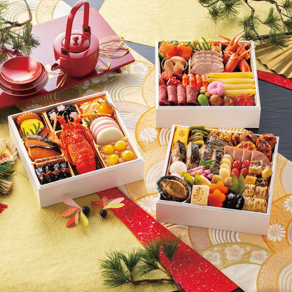 【早割＆P10倍】京風おせち【福禄寿】三段重 おせち お節 早割おせち お正月料理 和風おせち オードブルおせち お歳暮 新年 お正月 お年賀 2025 2026 ギフト プレゼント 贈り物 期間限定 数量限定 送料無料