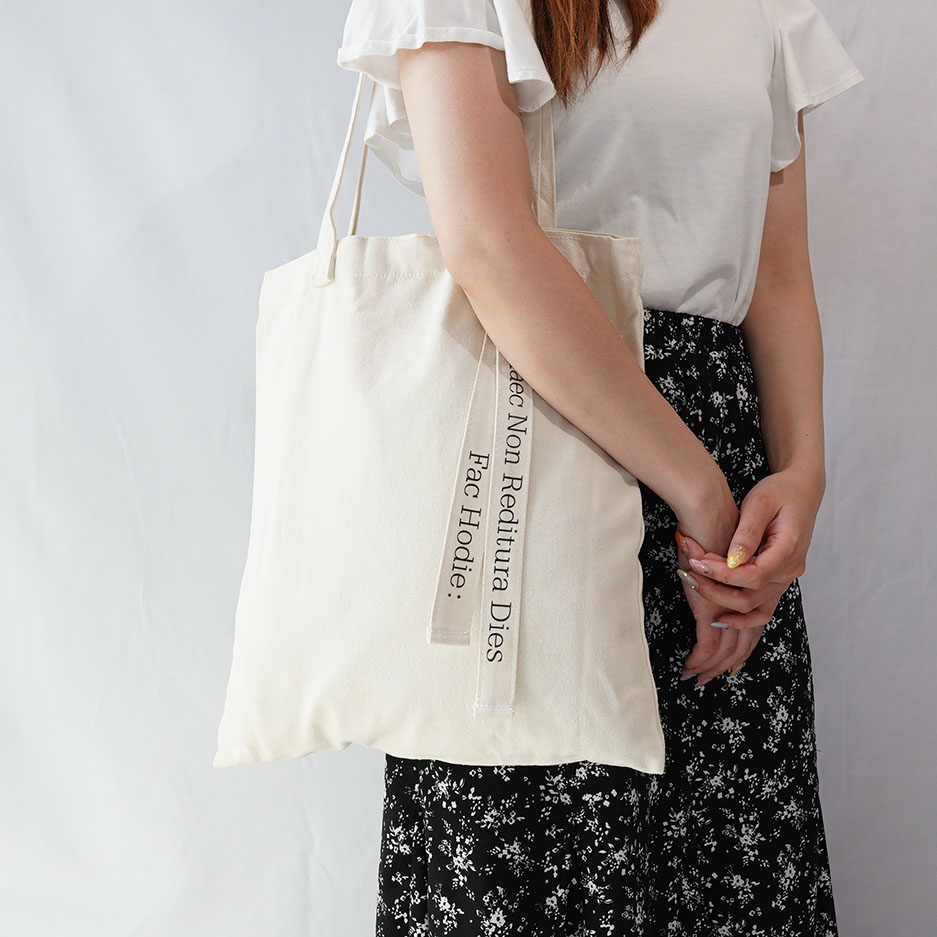 楽天市場】トートバッグ リボン（カラーホワイト）の通販