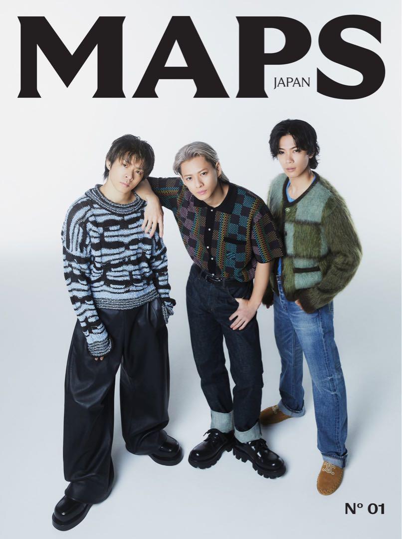 ■2冊セット　5月下旬　発売予定　MAPS JAPAN 創刊号　MAPS KOREA 2024年5月号　Number_i 　ナンバーアイ