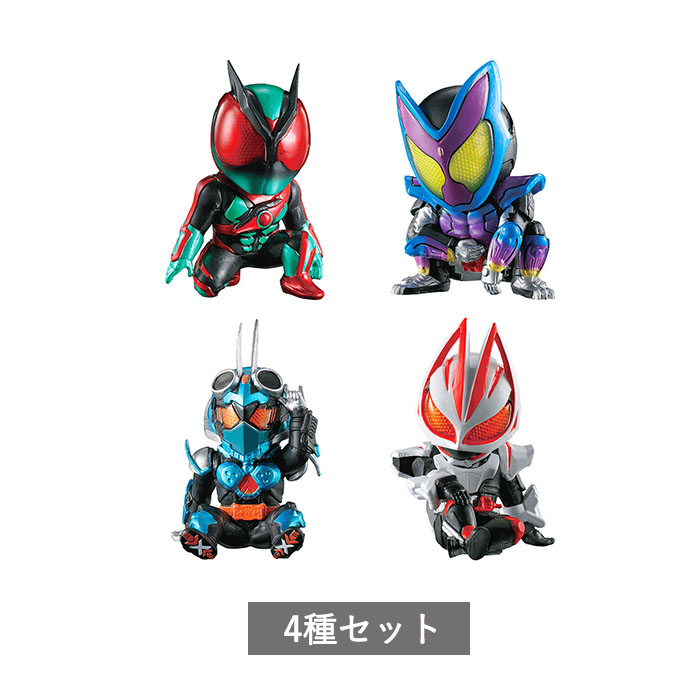 【予約商品 11月発売予定 】まちぼうけ 仮面ライダーの場合 その3 全4種 セット コンプリート ガチャ がちゃのサムネイル