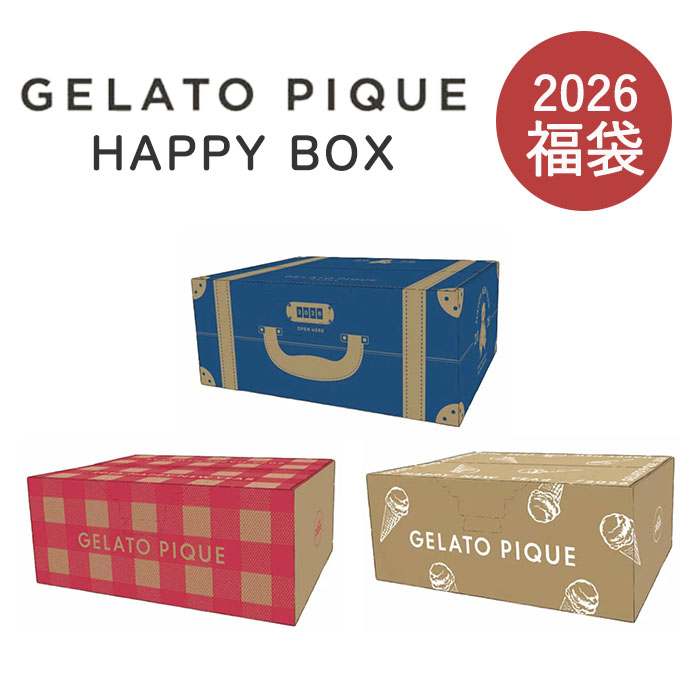 【予約商品 2026年1月上旬〜中旬頃入荷予定 】 福袋 ジェラピケ 2026 LADY'S SIZE MEN'S SIZE GELATO PIQUE HAPP...