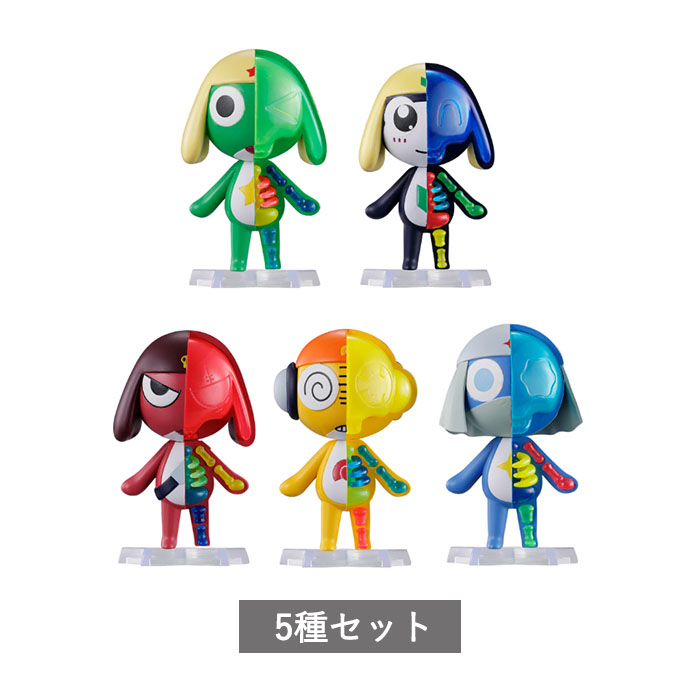 【予約商品】 すきゃらとん ケロロ軍曹 全5種 セット コンプリート ガチャ がちゃ