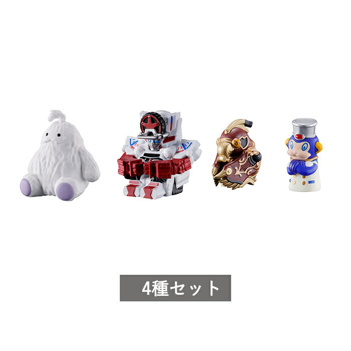 樂天商城 - 【予約商品】 まちぼうけ スーパー戦隊のおともだち 全4種 セット コンプリート ガチャ がちゃ