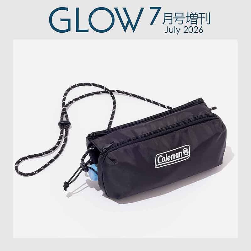 樂天商城 - 【予約商品】GLOW （グロー） 2026年7月号 増刊 コールマン ダブル収納ショルダーバッグ 付録付き