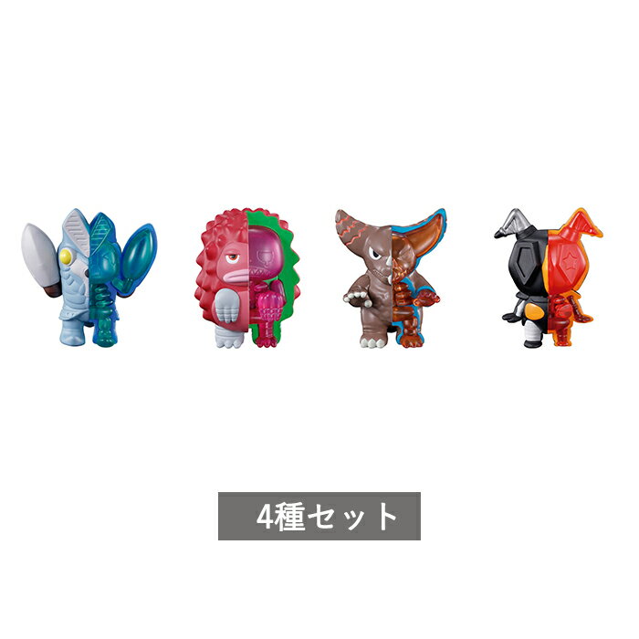 樂天商城 - 【予約商品】 ウルトラマン かいじゅうすきゃらとん 全4種 セット コンプリート ガチャ がちゃ