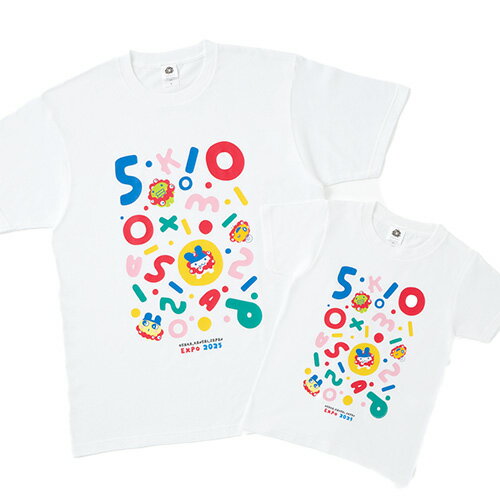 【予約商品 4月発売予定 】EXPO2025 ミャクミャク たまごっち Tシャツ 大人用 子供用 2枚セットのサムネイル