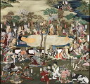 仏涅槃図 (復元図) 肉筆仏画 送料無料