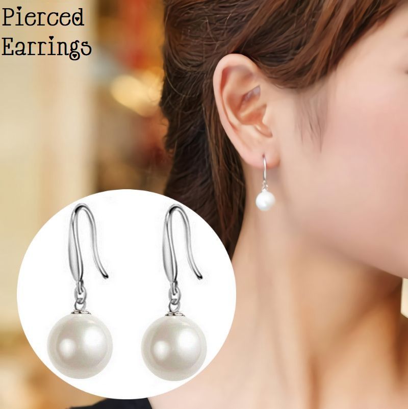 送料無料 フックピアス レディース アクセサリー 耳飾り フェイクパール 揺れる 上品 おしゃれ 女性用 婦人 デート 結婚式 ギフト 記念日 誕生日 贈り物 パーティー プレゼント ファッション小物 服飾小物