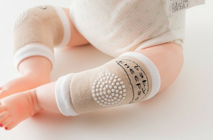 送料無料 ベビー用ひざ当て サポーター ベビー 赤ちゃん 膝あて ひざあて レッグウォーマー 滑り止め付き 膝パッド ニーパッド ハイハイサポート かわいい カジュアル おしゃれ シンプル 保護 伸縮性 ストレッチ 男の子 女の子 出産祝い プレゼント 2