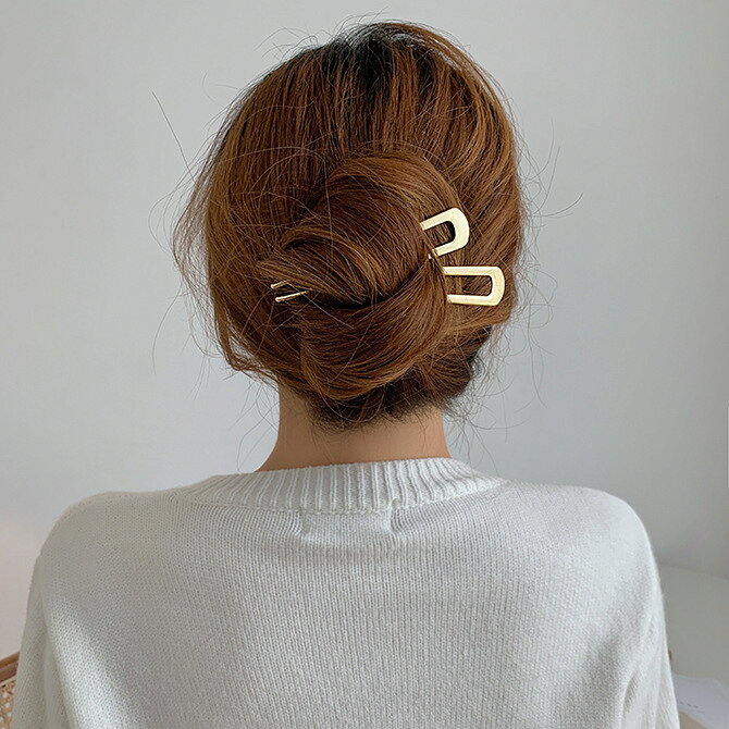 送料無料 かんざし 簪 U字コーム ヘアアクセアリー レディース ヘアスティック 髪...