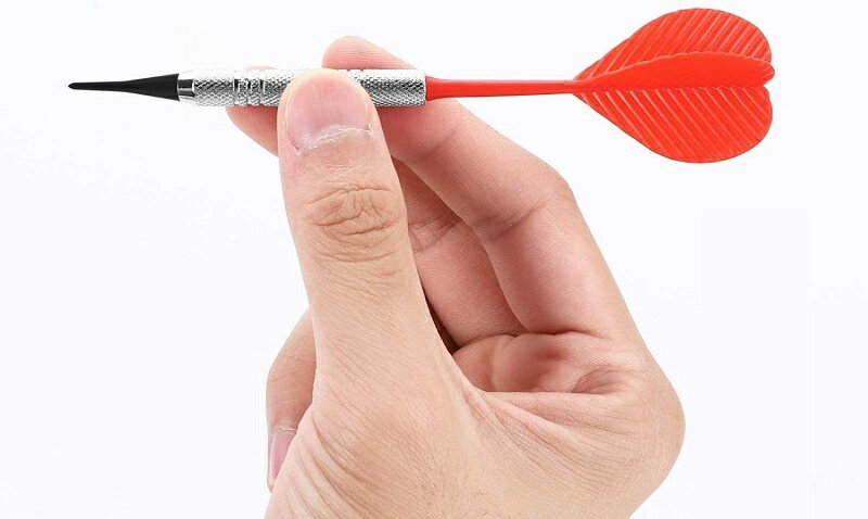 送料無料 ダーツ 12本セット チップ100個付き シャフト フライト 一体型 矢 ソフトダーツ 初心者 入門用 練習用 3