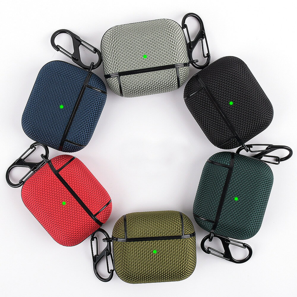 送料無料 イヤホンケースカバー AirPods 1 2 3 pro エアポッズ エアーポッズ 保護ケース カラビナ付き フック付き 無地 シンプル 第一世代 第二世代 第三世代 ブラック グレー ブルー 黒 青 geki-pla-10054508 激安プラネット サンプル画像3