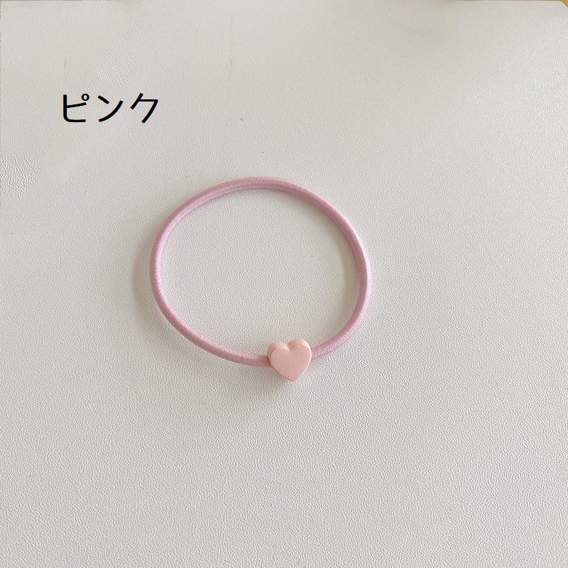 送料無料 ヘアゴム 10本セット ハート レディース 女性 ヘアアクセサリー 髪飾り ...