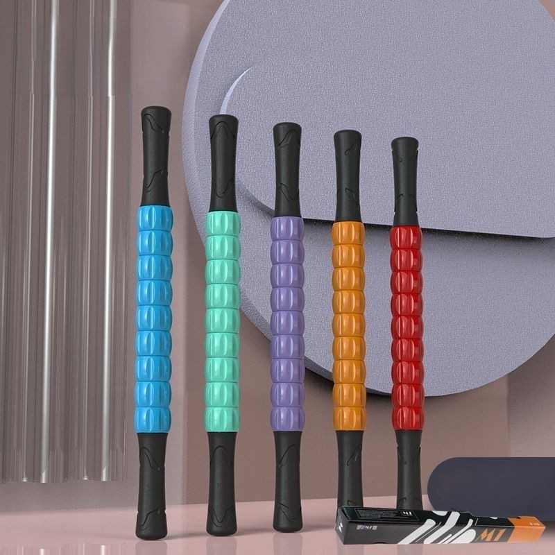 送料無料 ストレッチローラー リラックス用品 男女兼用 レディース メンズ 女性 男性 ローラー コロコロ スティック グリップ ヨガ フィットネス エクササイズ 筋肉ほぐし 便利 コンパクト スタイリッシュ カラバリ豊富